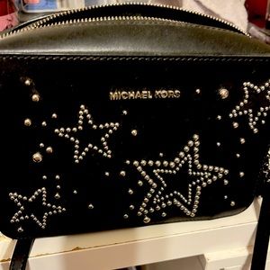 MK Star studded star design jet set crossbody